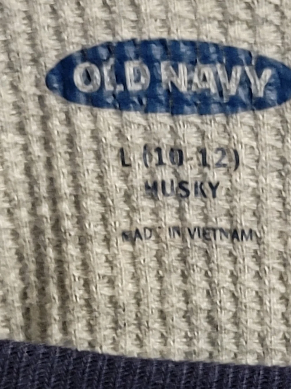Old Navy Kids Long-Sleeve Raglan Thermal Shirt - Red and Gray